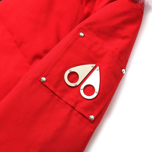 Moose Knuckles Red Down Jacket - Picture 5 of 8